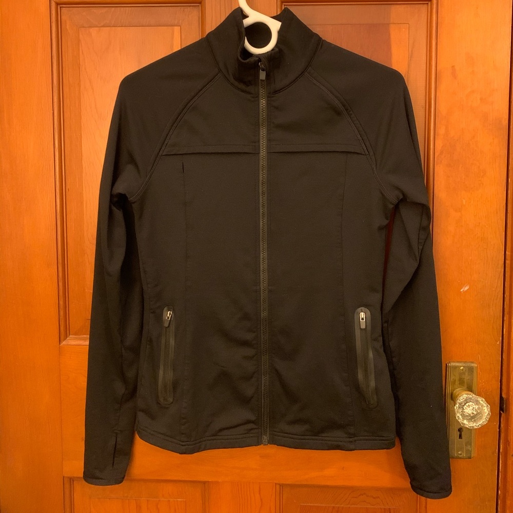 Fabletics Full Zip Black Jacket - image 1